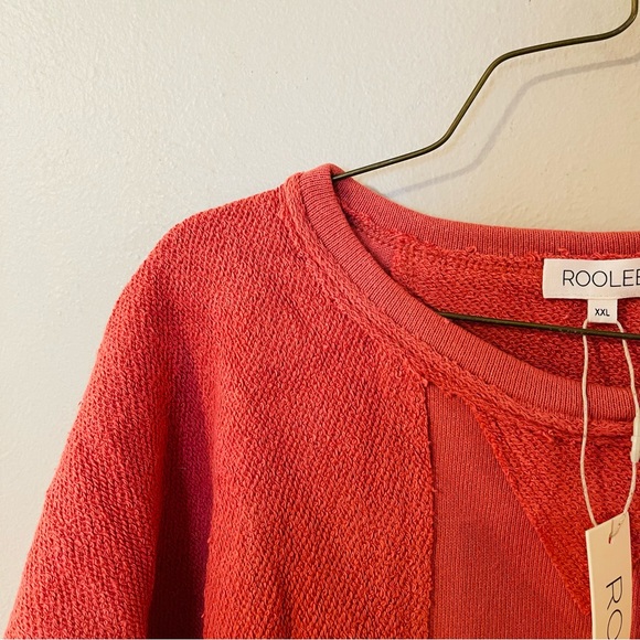 NWT Roolee Raspberry Red Boxy Top - Picture 3 of 6